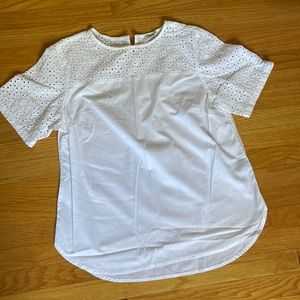 L.L.Bean White Cotton Shirt